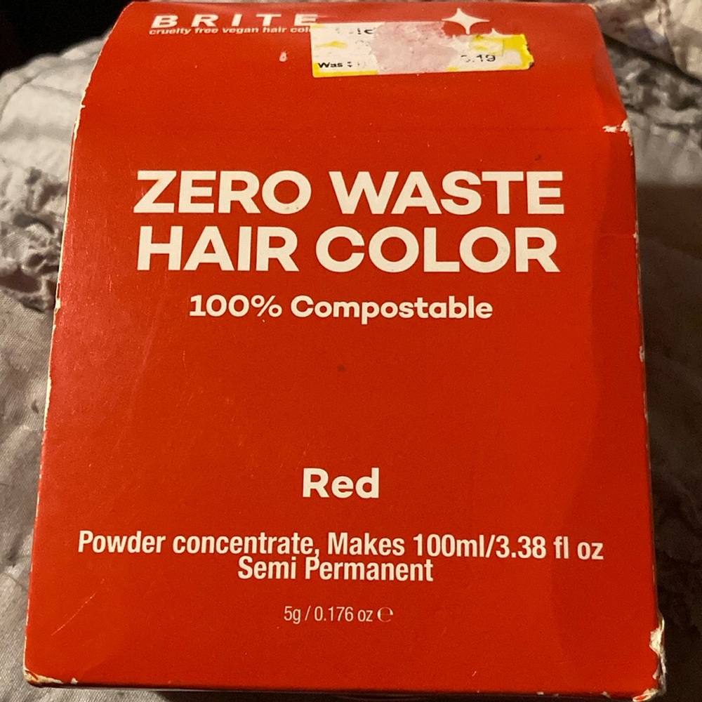 Vibrant Red Eco-Friendly Hair Color